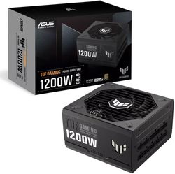 Блок питания ASUS Tuf-gaming 1200W, 1200Вт, черный