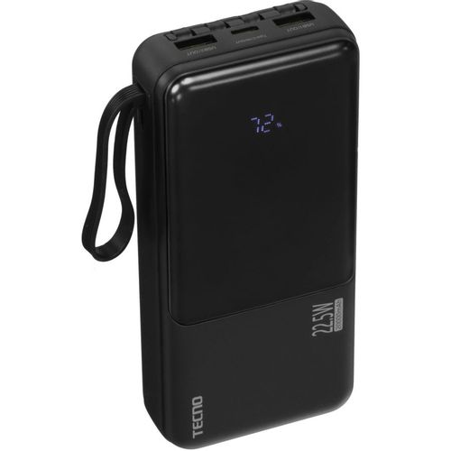 Внешний аккумулятор (Power Bank) TECNO Pocket L201Q, 20000мAч, черный