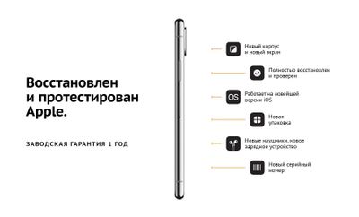 Смартфон Apple iPhone X 256Gb 
