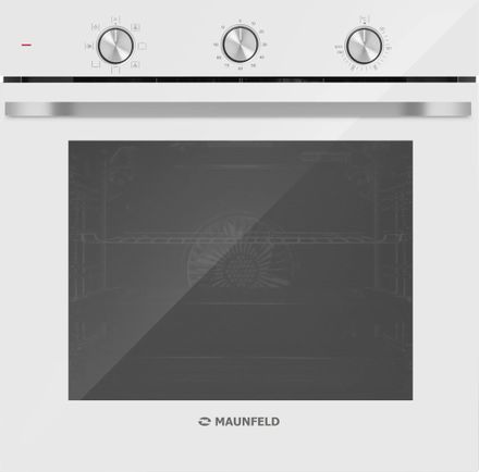Духовой шкаф электрический MAUNFELD FEOF7871W, 78л, дверца с 3 стеклами, белый