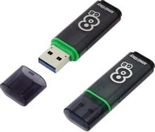 Флешка USB SMARTBUY Glossy 8ГБ, USB3.0, темно-серый [sb8gbgs-dg ...