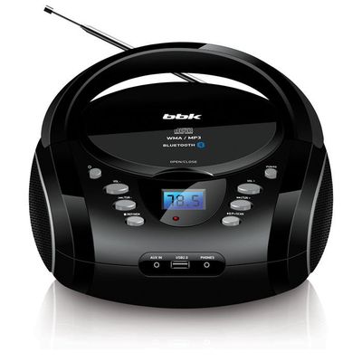 Аудиомагнитола BBK BX165BT, черный – купить в Ситилинк | 371974