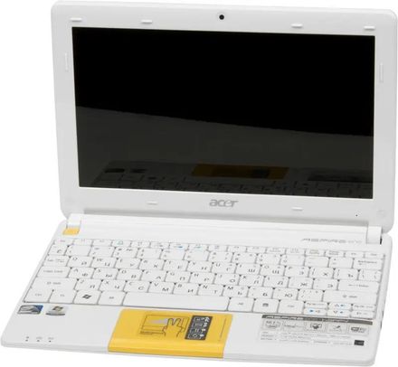 Нетбук Acer Aspire AOHAPPY2-N578Qyy 10.1", Intel Atom N570 1.66ГГц, 2-ядерный, 2ГБ DDR3, 320ГБ,  Intel GMA  3150, Windows 7 Starter, желтый [lu.sg008.018]