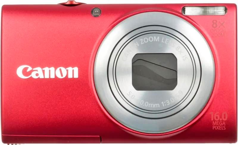 Цифровой компактный фотоаппарат Canon PowerShot A4000 IS, красный