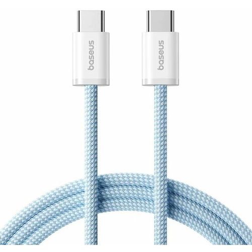 Кабель BASEUS Dynamic 4 Fast, USB Type-C (m) — USB Type-C (m), 1м, голубой / белый