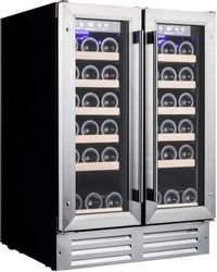 Винный шкаф двухкамерный TEMPTECH Premium WP2DQ60DCS бутылок, Side by Side