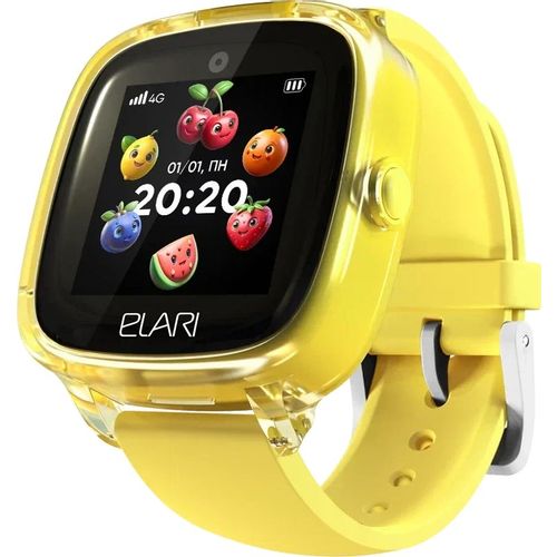 Смарт-часы ELARI KidPhone Fresh 4G, 1.4", с SIM, желтый