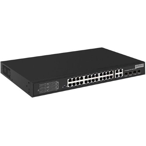 Коммутатор OSNOVO SW-62444(400W), неуправляемый, 28 RJ-45, 100 Мбит/с