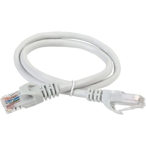Патч-корд ITK вилка RJ-45, вилка RJ-45, кат.5E, ПВХ, 3м, серый [pc01-c5eu-3m]