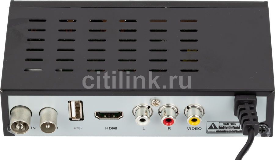 Ресивер DVB-T2 Telefunken TF-DVBT262, черный – купить в Ситилинк | 1450040