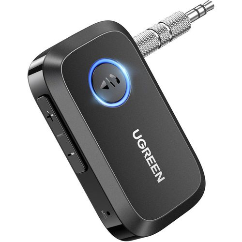 Bluetooth-аудиоадаптер UGREEN CM596 BT 5.3+EDR 3.5mm, 10м, черный [90748]