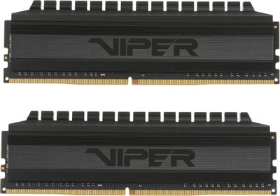 Оперативная память Patriot Viper 4 Blackout PVB416G300C6K DDR4 -  2x 8ГБ 3000МГц, DIMM,  Ret