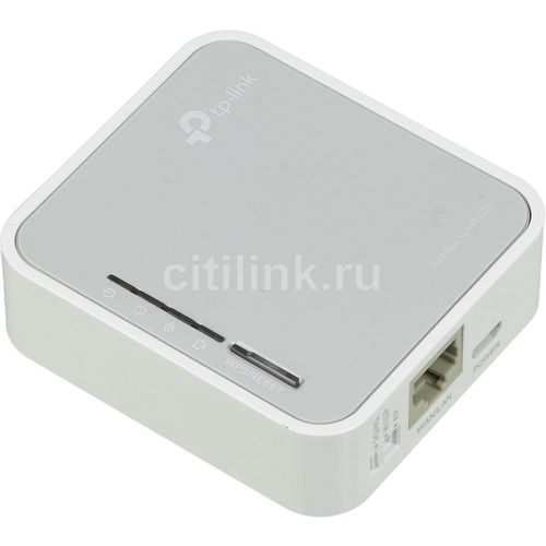 Wi-Fi роутер TP-LINK TL-MR3020, Wi-Fi 4, N300, 2.4ГГц, 1 WAN/LAN, 1xUSB, белый