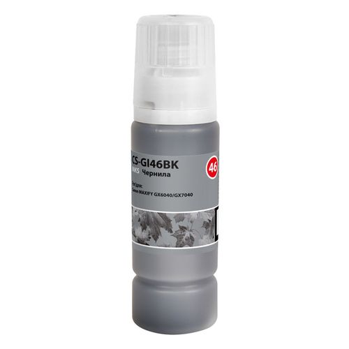 Чернила Cactus CS-GI46BK, 135мл, черный пигментный