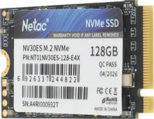Изображение товара SSD накопитель NETAC NV30ES 128ГБ M.2 2242 PCIe 3.0 x4 Изображение товара SSD накопитель NETAC NV30ES 128ГБ M.2 2242 PCIe 3.0 x4