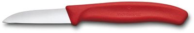 Нож кухонный Victorinox Swiss Classic, разделочный, 60мм, заточка прямая, стальной, красный [6.7301]