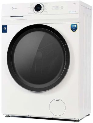 Стиральная машина Midea MF100W90BS/W-RU, с фронтальной загрузкой, с ...