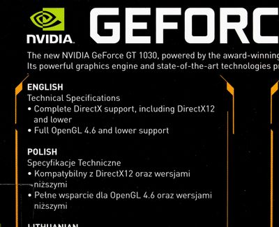 Gt 1030 hotsell directx 12