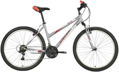 Велосипед BLACK ONE Alta 26 горный (взрослый), рама 14.5", колеса 26", серый/красный, 16кг [hq-0004659]