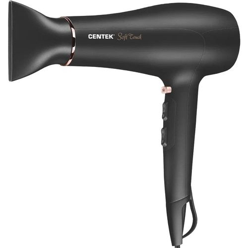 Фен CENTEK CT-2240, 1950Вт, черный и золотистый — цена и наличие Фен CENTEK CT-2240, 1950Вт, черный и золотистый