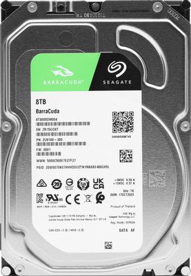 HDD 8TB Seagate Barracuda ST8000DM004 ④ Seagate Barracuda hard disk-uri interne 3.5