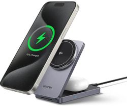 Изображение товара Беспроводное зарядное устройство UGREEN W706,  USB-C, USB-C, 20Вт, 3A, серый [45023]