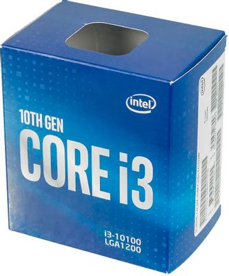 Процессор Intel Core i3 10100, LGA 1200,  BOX [bx8070110100 s rh3n]
