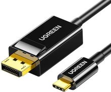 Кабель видео UGREEN MM139, USB Type-C (m) - DisplayPort (m) , 1.5м ...