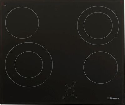 Электрическая варочная панель Hansa BHC66506, Hi-Light, независимая, черный  – купить в Ситилинк | 1030958