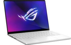 Ноутбук игровой ASUS ROG Zephyrus G14 GA403GM-SY020, 14", OLED, AMD Ryzen AI 9 465, 10-ядерный, 32ГБ LPDDR5x, 1ТБ SSD, NVIDIA GeForce RTX 5060 для ноутбуков - 8 ГБ, белый