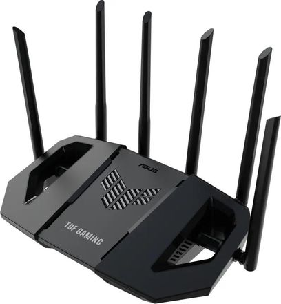 Wi-Fi роутер ASUS TUF-BE6500, Wi-Fi 7, BE6500, 2.4/5ГГц, 3 LAN, черный