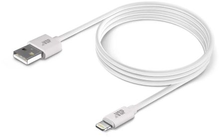 Кабель BORASCO Lightning (m) -  USB (m),  1м,  2A,  белый [20543]