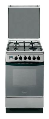 Газовая плита Hotpoint-Ariston C34S M57(X), электрическая духовка ...