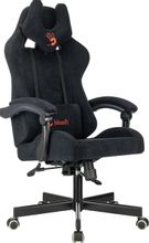 Изображение товара Кресло игровое A4TECH Bloody GC-560, искусственная замша, до 150кг, топ-ган люкс, шарнирные подлокотники,  черный