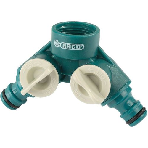 Распределитель RACO 4250-55255C Д.вх.3/4" Д.вых.3/4" зеленый/белый