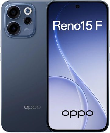 Смартфон OPPO Reno15 F 5G 8/256Gb, 6.57", AMOLED, 120Гц, 7000мAч, 2 nano SIM, синий