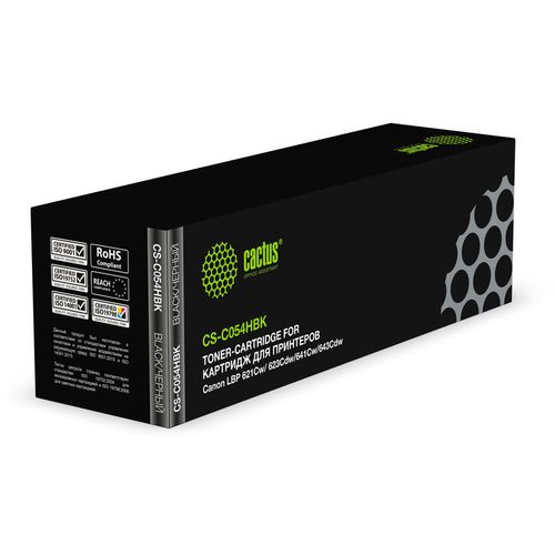 Картридж Cactus CS-C054HBK, 054 BK, черный / CS-C054HBK
