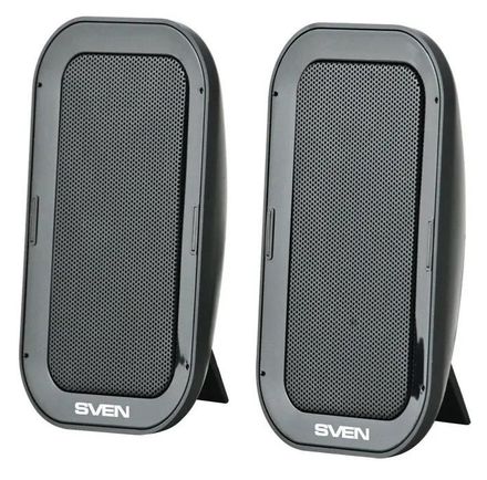 Колонки Sven PS-36,  2.0,  черный [sv-0110036]