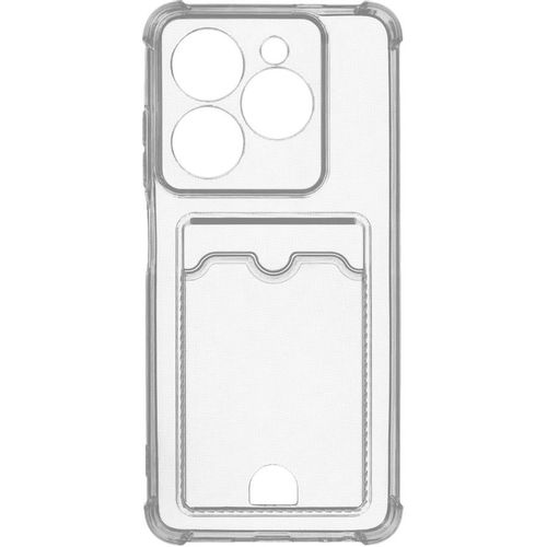 Чехол (клип-кейс) ZIBELINO Silicone Card Holder, для Infinix Smart 10 HD, прозрачный [zsch-inf-h40i-cam-trn]