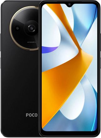 Смартфон Xiaomi Poco C61 3/64Gb, 6.71", IPS, 90Гц, 5000мAч, 2 nano SIM, черный