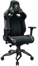 Изображение товара Кресло игровое COUGAR Titan Pro V2 Gold F, ткань/экокожа, до 160кг, мультиблок, регулируемые 4D подлокотники,  черный