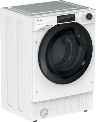 Встраиваемая стиральная машина HAIER HWDQ90B416FWB-RU с сушкой, под ...