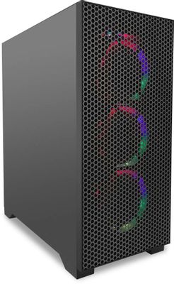 Компьютер iRU Game 710Z7GP Intel Core i7 12700F,  DDR5 32ГБ, 1ТБ(SSD),  NVIDIA GeForce RTX 4060Ti - 8 ГБ,  FreeDOS,  черный [2075020]