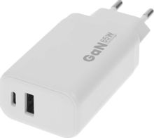 Изображение товара Сетевое зарядное устройство BORASCO USB-A USB-C 65Вт 3.25A белое