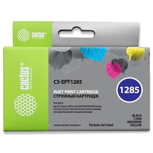 Картридж Cactus CS-EPT1285 //пурпурный/