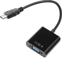 Изображение товара Переходник аудио-видео PREMIER 5-983 HDMI-VGA Jack 3.5 0.15м черный