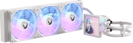 Система водяного охлаждения Formula Ice Jet Vision 360,  LCD, 4-pin,  ARGB,  120мм,  белый,  retail [ice jet vision 360 wh]