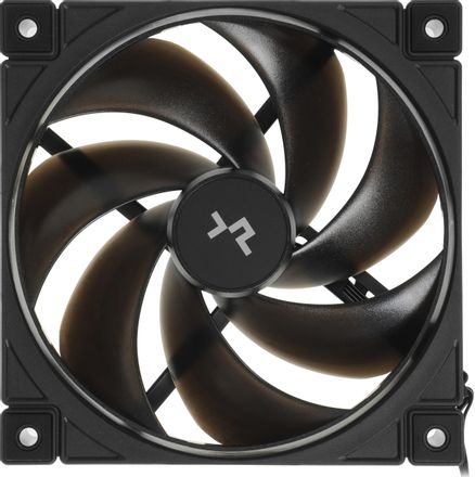 Вентилятор DeepCool FD12 V2 120мм, 4-pin, 2500об/мин, 35.6 дБ, черный, Ret [r-fd12v2-bknpn1-g]