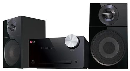 Музыкальный центр LG CM2440, 100Вт, Bluetooth, FM, USB, CD, черный,