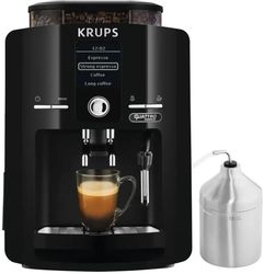 Кофемашина автоматическая Krups Espresseria EA82F010, черный/нержавеющая сталь